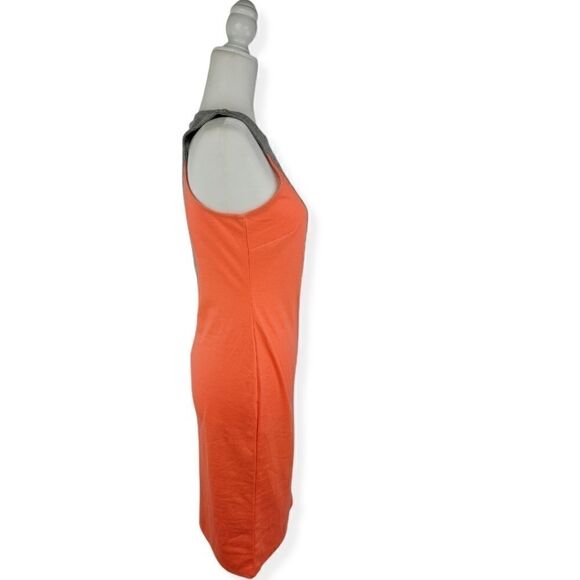 Project Runway Two-tone Gray and Coral sleeveless dress S NWT - Picture 3 of 4